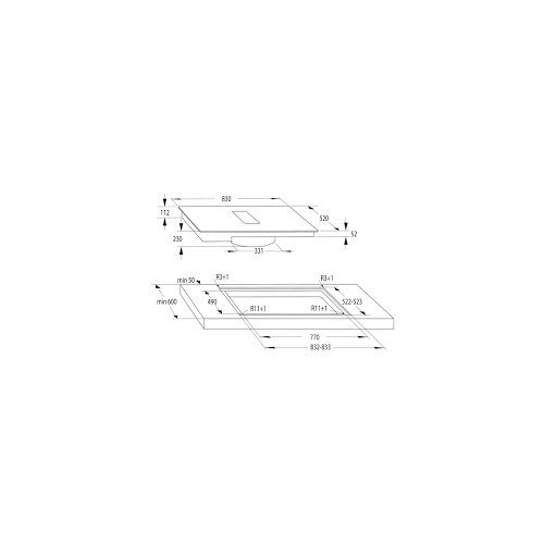 Gorenje HET949BSC indukcijska kuhalna plo&amp;scaron;ča z napo - Set - Slike