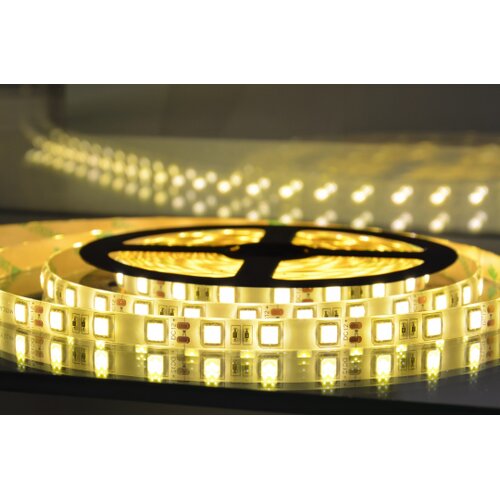 Mitea Lighting MLD-5050-60 3000K (toplo bela) led traka 5m 12V 14,4W 60 LED/1m IP65 Cene