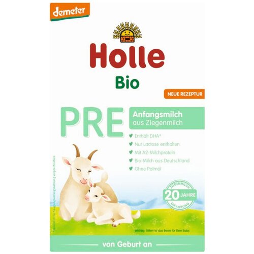 Holle Začetno mleko PRE za dojenčke na bazi kozjega mleka z DHA 400 g Cene