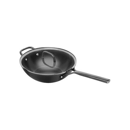Zwilling Milano Wok with Glass Lid 30 cm, Black Cijene