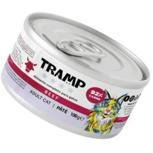 TRAMP 4* Cat Pate Beef - Pa&scaron;teta za odrasle mačke z govedino, 16 x 100 g, (5000008083) Cene