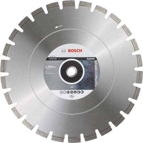 Bosch dijamantska rezna ploča Best for Asphalt 450 x 25,40 x 3,6 x 12 mm - 2608603643 Cene