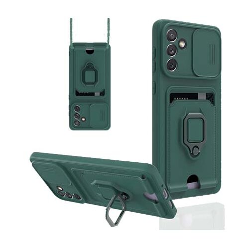  futrola zuma protect sa pertlom za xiaomi redmi note 12 pro maslinasto zelena Slike
