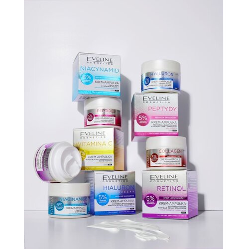 Eveline Cosmetics Cream-Ampoule Hyaluron krema za intenzivnu hidrataciju 50 ml Slike