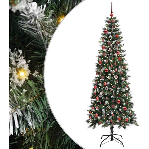 vidaXL Umestno božično drevo med 300 LED Zelena 86 x 86 x 210 cm Cene