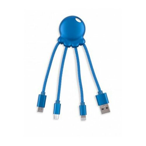 Octopus 2 - All-in-one adapter - Metallic Blue Slike