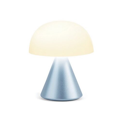 Lexon mina mini led stona lampa light blue Slike