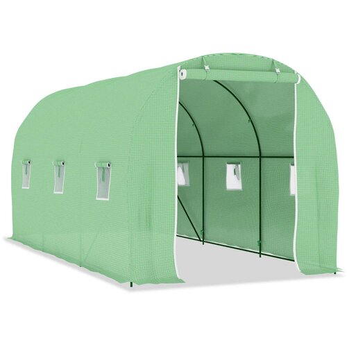VidaXL Rastlinjak 9 m&amp;sup2; 4,5x2x2 m, (20747912) Slike