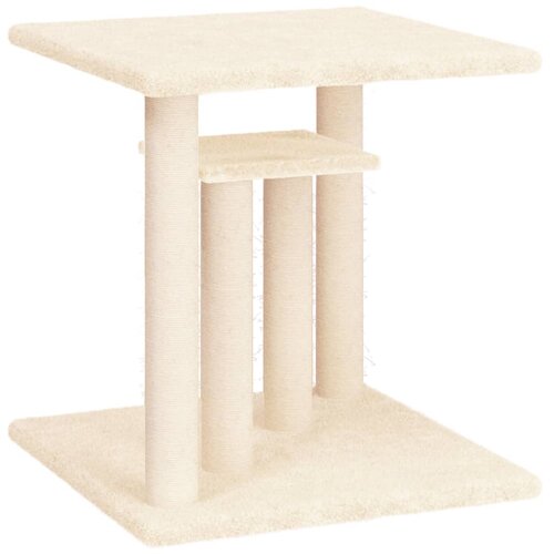  Grebalica za mačke s platformama krem 50 cm Slike