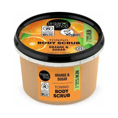 Organic Shop toning body scrub orange & sugar