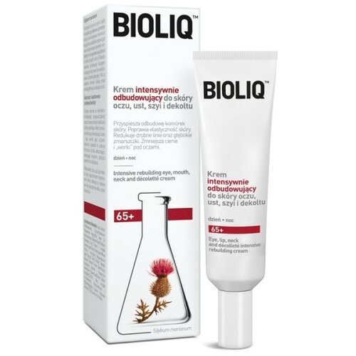 Bioliq 65+ Intenzivno regenerativna krema za predeo oko očiju, usana, vrat i dekolte 30 ml Cene