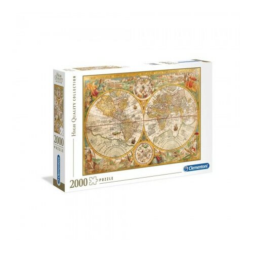 Clementoni puzzle 2000 hqc ancient map Slike