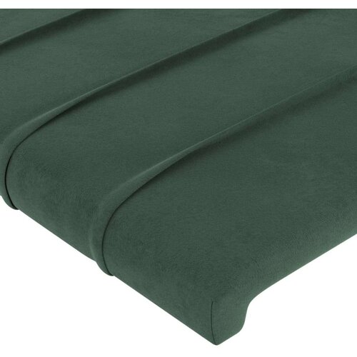  Uzglavlje tamnozeleno 160x5x118/128 cm bar&amp;scaron;unasto Slike