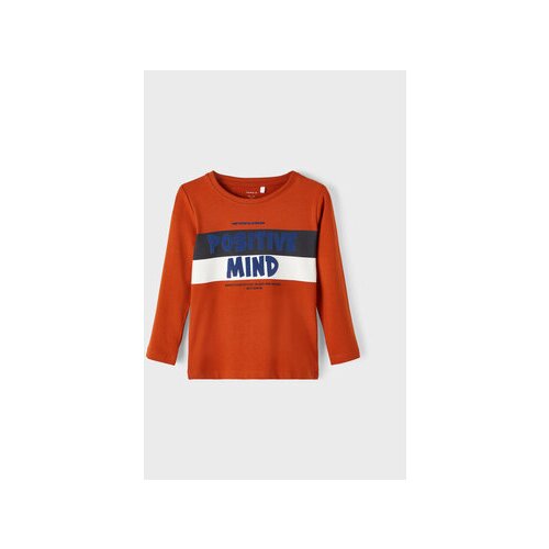 Name it Bluza 13206893 Oranžna Regular Fit Slike