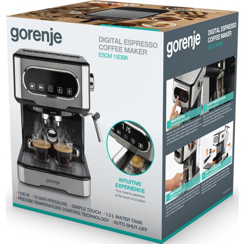 Gorenje aparat za kafu ESCM 15 DBK Slike