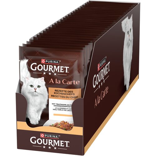  24x 85g / 48x 85g / 52x 85g Gourmet Gold Gourmet Gold po posebnoj cijeni! - 2 x (26 x 85 g) A la Carte: puretina i povrće Slike