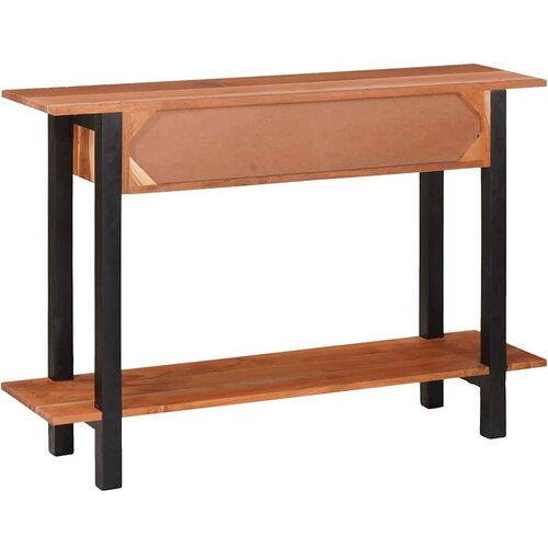 VidaXL Konzolna stolica Smeđa 110 x 30 x 75 cm Masivno bagremovo drvo Slike