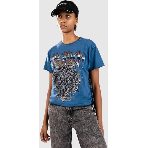 Affliction Chromium Panther T-shirt cobalt blue / blk lava tint Cene