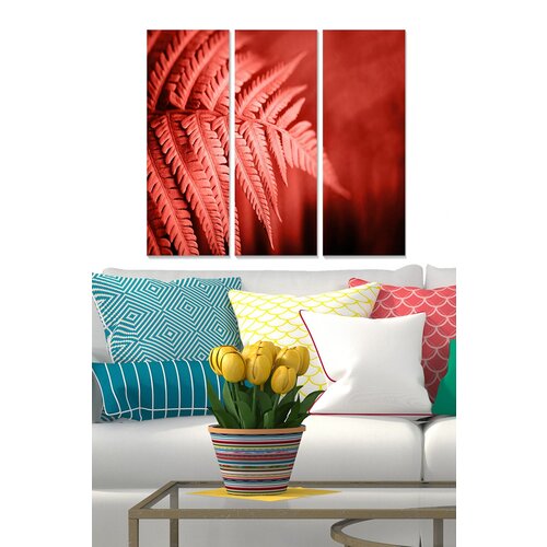 Wallity MDF1255108291 multicolor decorative mdf painting (3 pieces) Cene