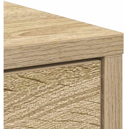  Komoda s ladicama i vratima sonoma hrast 70,5x34x74,5 cm Slike