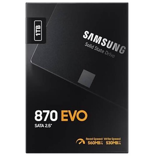 Samsung 1TB 2.5 inča SATA III MZ-77E1T0BW 870 EVO Series SSD Slike