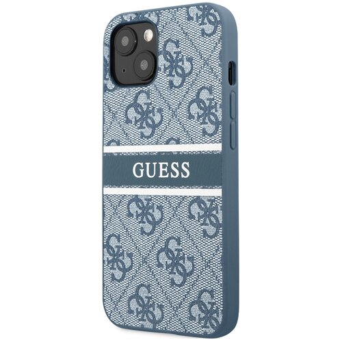 Guess Trdo ohi&amp;scaron;je za Apple iPhone 13 Mini PU 4G Stripe, Modra, (21244300) Slike