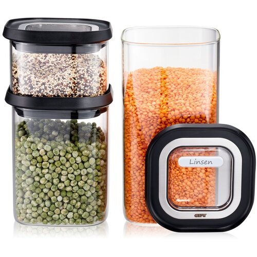 Gefu Set of 3 glass containers Pantry G -12807 Slike