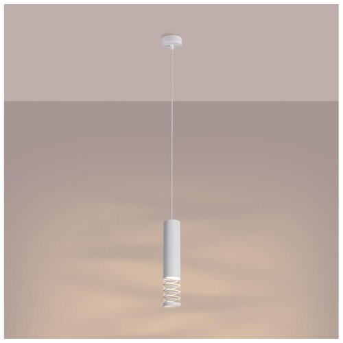Sollux SL.1686 - visilica na sajli lami 1xGU10/10W/230V, bela Cene
