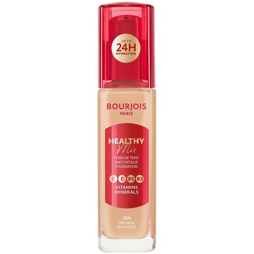 Bourjois Healthy Mix posvjetljujući hidratantni puder 24h nijansa 55N Deep Beige 30 ml Cijene