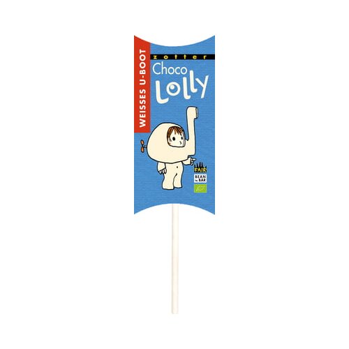 Zotter Schokoladen Bio Choco Lolly - bela podmornica Cene