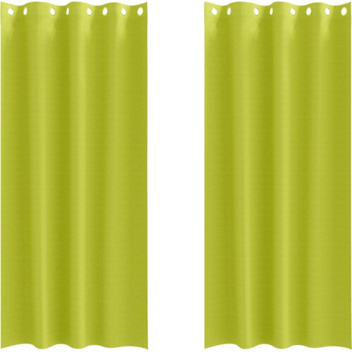 vidaXL Zavjese 2 pcs Jabukova zelena 260 x 140 cm Poliester Cene