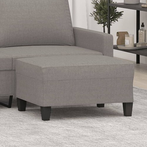  The Living Store Stolček za noge taupe 70x55x41 cm blago - Stolček Za Noge, (21482215) Slike