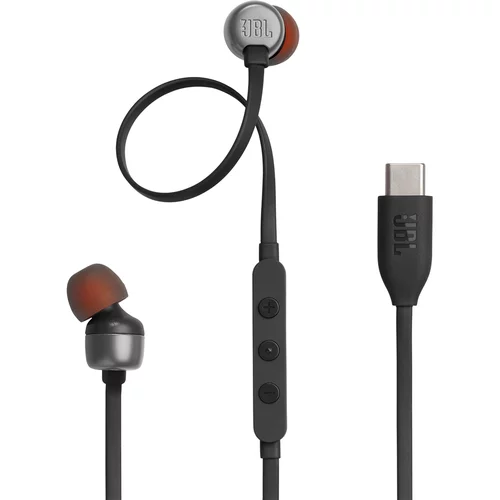 Jbl USB-C žične slušalke Tune 310C, črne
