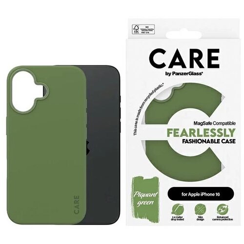 PanzerGlass CARE BY MODNI OVITEK ZA MAGSAFE OVITEK ZA IPHONE 16 ZELEN, (21899293) Cene