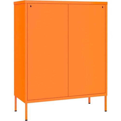 VidaXL Ormarić s ladicama narančasti 80 x 35 x 101,5 cm čelični Slike