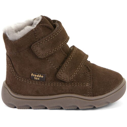 Froddo čevelj gležnjar - membrana G2110151 ZERU TEX FURRY BAREFOOT podloženi U dark brown 23 Cene