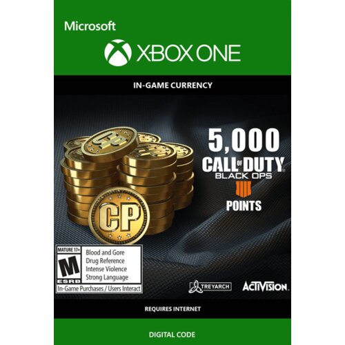 Xbox One / Xbox 360 / Xbox Live 5,000 Call of Duty: Black Ops 4 Points XBOX LIVE Key GLOBAL Slike