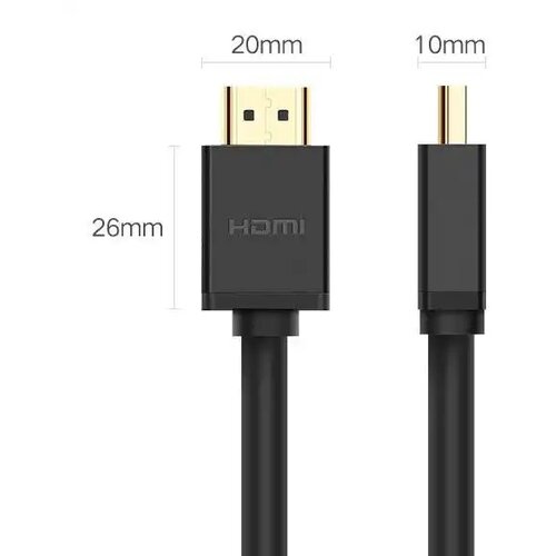 Ugreen HD104 HDMI kabl v1.4 crni 1m Slike
