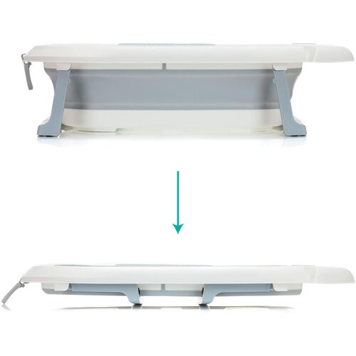  XXXL Fillikid sklopiva kadica Beluga s termometrom, white-grey Slike