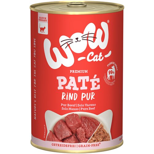 WOW Cat Varčno pakiranje Adult 12 x 400 g - Govedina Cene