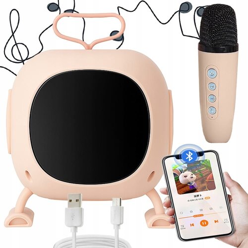 VERKGROUP Aku. bluetooth 5.3 karaoke zvočnik z mikrofonom LED RGB USB, (5000243419) Cene