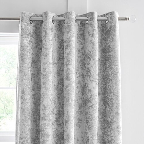 Catherine Lansfield Sive zavjese u setu 2 kom 229x229 cm Crushed Velvet – Cijene
