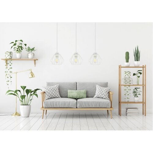  Luster na sajli CEED 3xE27/60W/230V bela Slike
