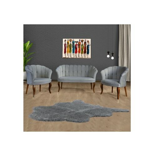 Atelier Del Sofa sofa i fotelja daisy walnut wooden grey Cene