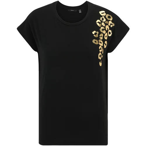 Vero Moda Tall Majica 'FITA' zlata / črna