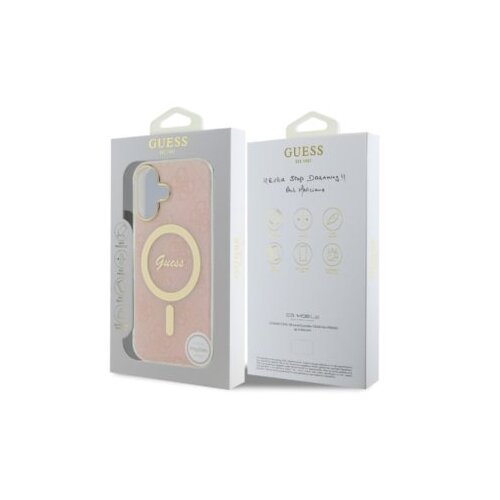 Licensed Guess IML 4G ZA MAGSAFE OVITEK ZA IPHONE 16 ROZA, (21897447) Slike