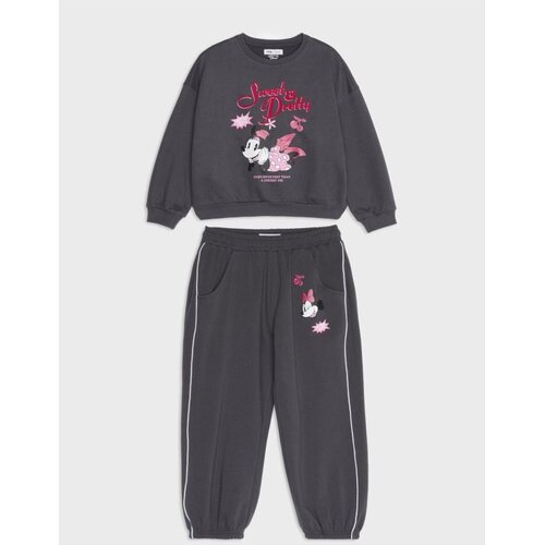 Sinsay Pamučni komplet: crewneck dukserica i jogger hlače s printom Minnie Mouse Cijene