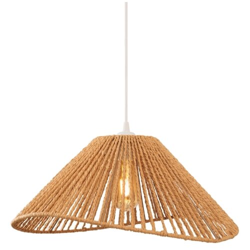  MAXLIGHT P0577 - Visilica na sajli AMALFI, 1xE27/15W/230V, prečnik 45 cm, bež Slike