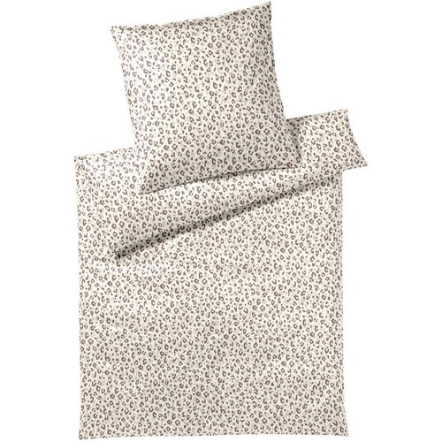 Elegante POSTELJNINA LEOLOOK 200/200 cm mako saten rjava Slike
