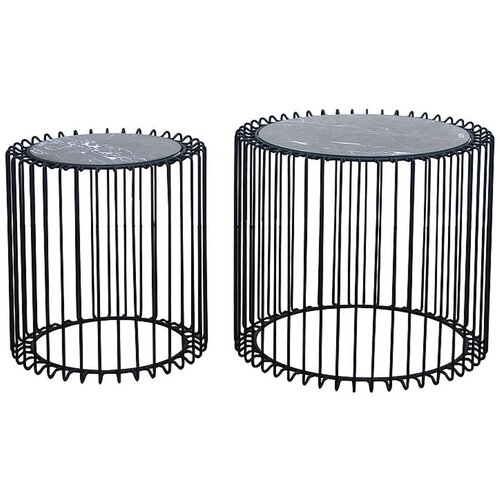 Molarem Home Set stolića LUCCA - staklo Slike